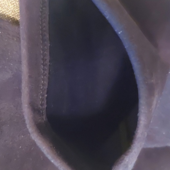 VINTAGE Dark Grey stretch Suede, Boots, Size 38 - Picture 2 of 7